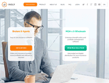 Tablet Screenshot of insly.com